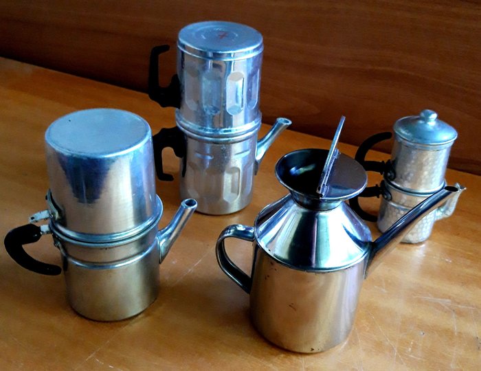 Ilsa - Retro Neapolitan coffee makers (4) - Aluminium - Catawiki