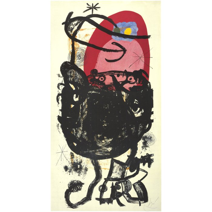 Joan Miro (1893-1983) - La Guerrière de Cents Ans