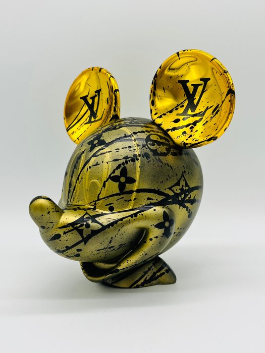 AmsterdamArts - Mickey Mouse chrome gold x Louis Vuitton - Catawiki