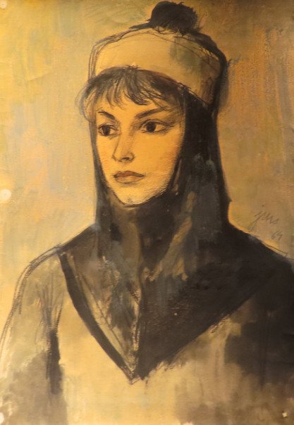 Jan Marcin Szancer (1902-1973) - Portrait of Małgorzata Szancer (daughter of the artist)