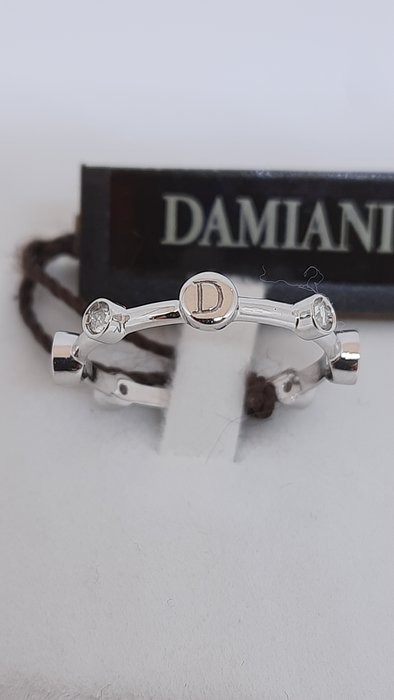 Damiani - 18 kt Vittguld - Ring - 0.28 ct Diamant
