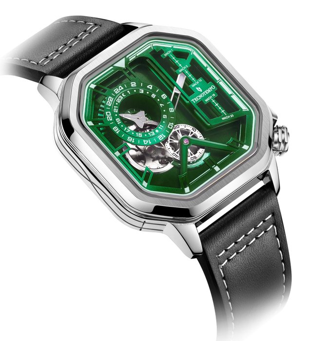 Tecnotempo® - "Dynamic Shuttle" Automatic Engine - - TT.SH.GR (green dial) - Hombre - 2011 - actualidad