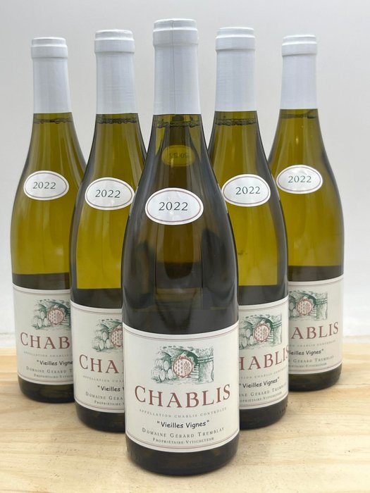 2022 Domaine Gerard Tremblay "Vieilles Vignes" - Chablis - 6 Flaske (0,75L)