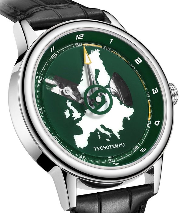Tecnotempo® - Automatic "Dynamic Europe" - Designed by Tecnotempo - - TT.50.EUGR (green dial) - Homme - 2011-aujourd'hui