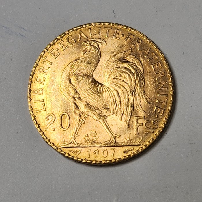 法国. 20 Francs Napoleon Coq