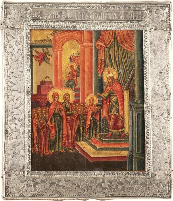 Icona, Il corridoio del tempio della Madre di Dio - Legno - XIX secolo