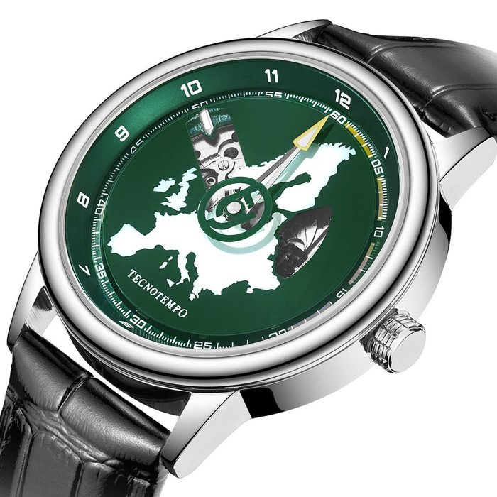 Tecnotempo® - Automatic "Dynamic Europe" - Designed by Tecnotempo - - TT.50.EUGR (green dial) - Homme - 2011-aujourd'hui