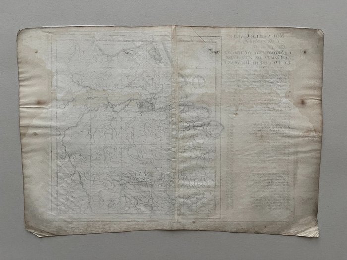 Nederland, Kaart – België; E.L. Crépy – Nouvelle Carte Contenant Le Comté D Hollande (…) – 1748