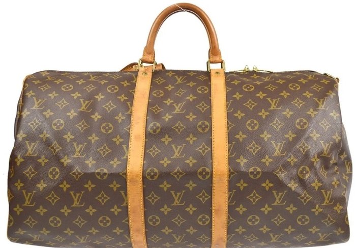 Sold at Auction: Louis Vuitton Keepall Bandouliere Bag Damier Infini Leather  45 Black