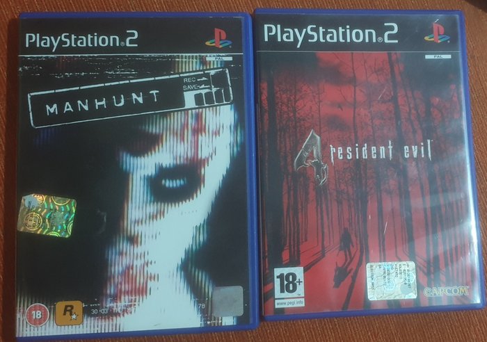 Sony Resident Evil 4 - Manhunt Playstation2 - Video Spiele - In Originalverpackung