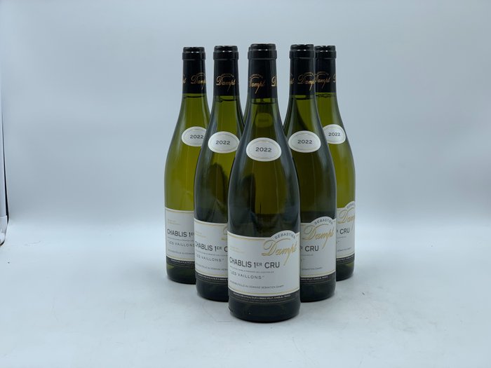2022 Chablis 1° Cru "Les Vaillons" - Sébastien Dampt - Burgund - 6 Flaschen (0,75 l)