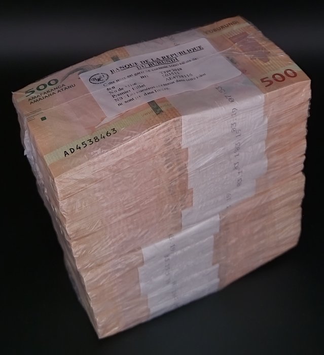 Burundi - 1000 x 500 Francs 2018 - Pick 50b