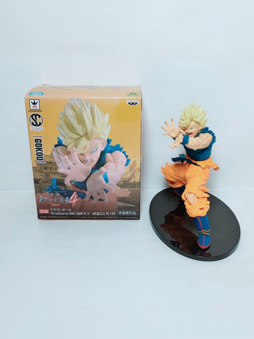 Dragon Ball Super Saiyan 3 Son Goku Figure SCultures Banpresto Japan  Authentic