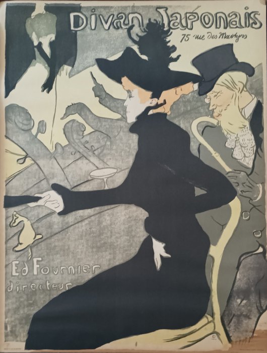 Henri de Toulouse Lautrec - Divan Japonais - 1893 - Anni ‘30