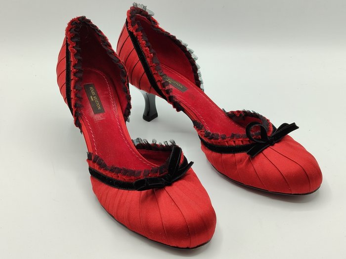 zapatos de mujer de tacon louis vuitton originales