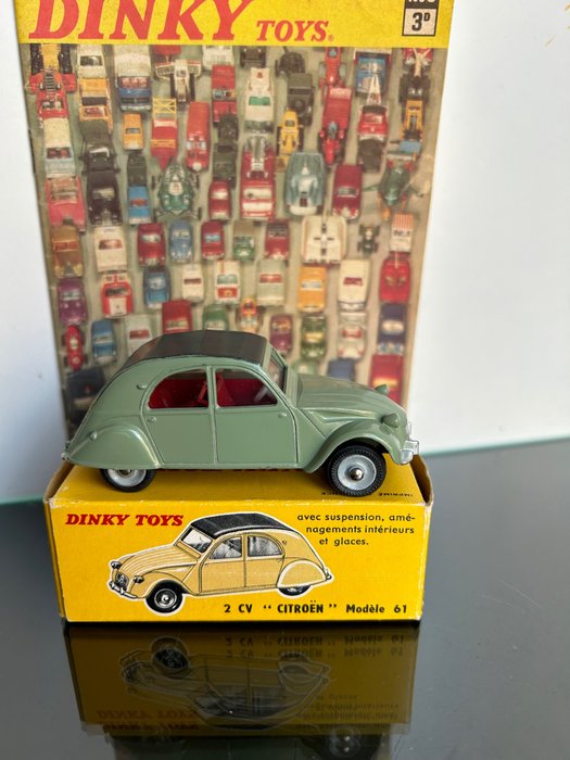 Dinky Toys 1:43 - 1 - Voiture miniature - ref. 558 Citroen 61 2CV - Dinky  français très proche de l'état neuf/en boîte sans prix de réserve - Catawiki