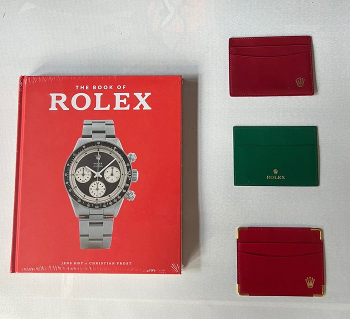 Rolex - New Book + 3 card holders - "NO RESERVE PRICE"
