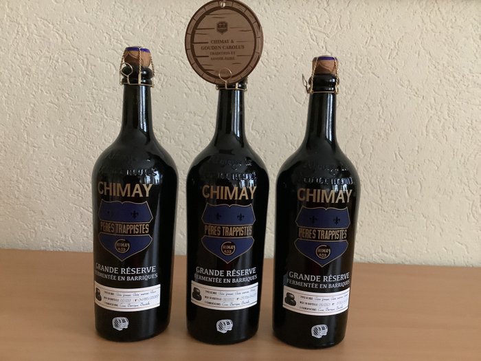 Chimay - Chimay Grande Reserve Fermentee en Barriques 2021, 2022 & 2023 - 75cl - 3 flessen