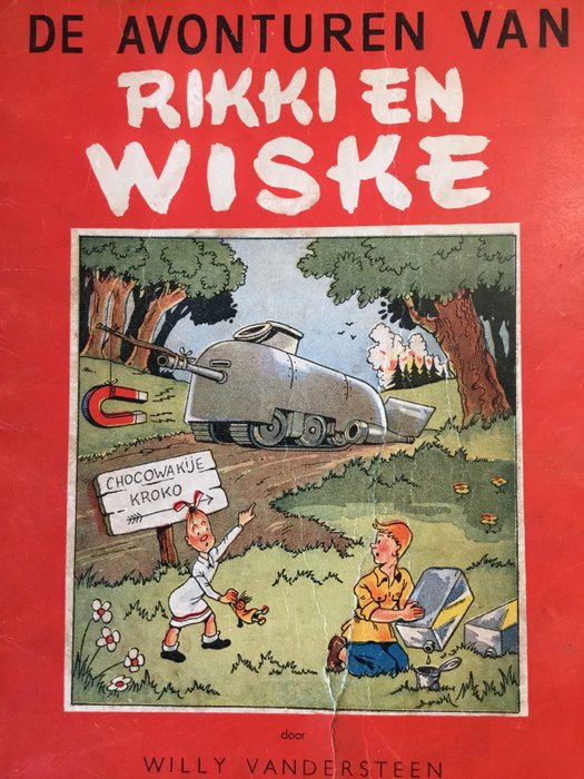 Rikki en Wiske – De avonturen van Rikki en Wiske – Geniet – Eerste druk – (1946)