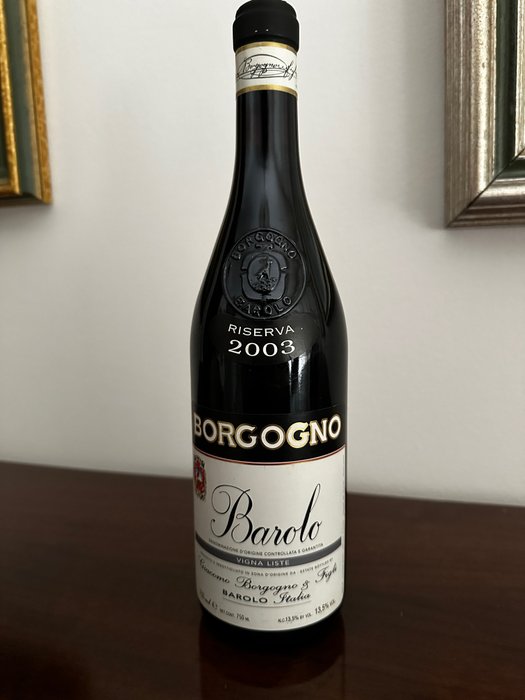 2003 Giacomo Borgogno, Vigna Liste - Barolo Riserva - 1 Butelka (0,75 l)