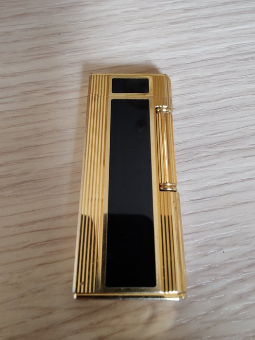 John Sterling - Lighter - Gold-plated, Black Chinese lacquer