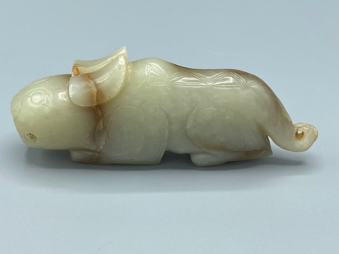 Figure - jade non testé - Chine - Dynastie Qing (1644–1911)
