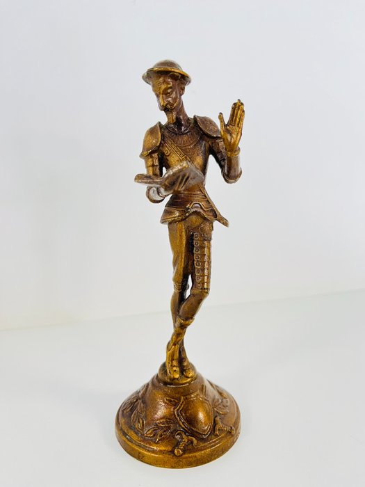 Escultura - Don Quijote - 19 cm (1) - Bronce