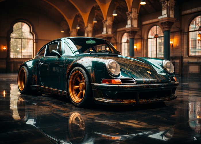 Afbeelding/illustratie - Porsche 911 Turbo -  Museum Baby - Porsche - Na 2000