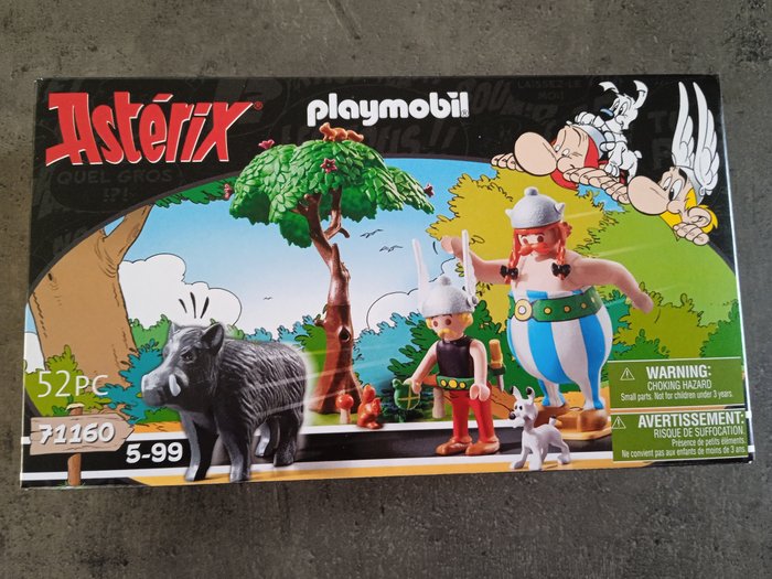 Playmobil - Astérix et Obélix - 71160 - Figure Chasse au Sanglier