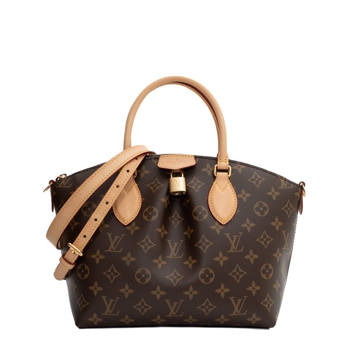 Louis Vuitton Popincourt Mm Monogram Red Leather Shoulder Hand Bag Auction