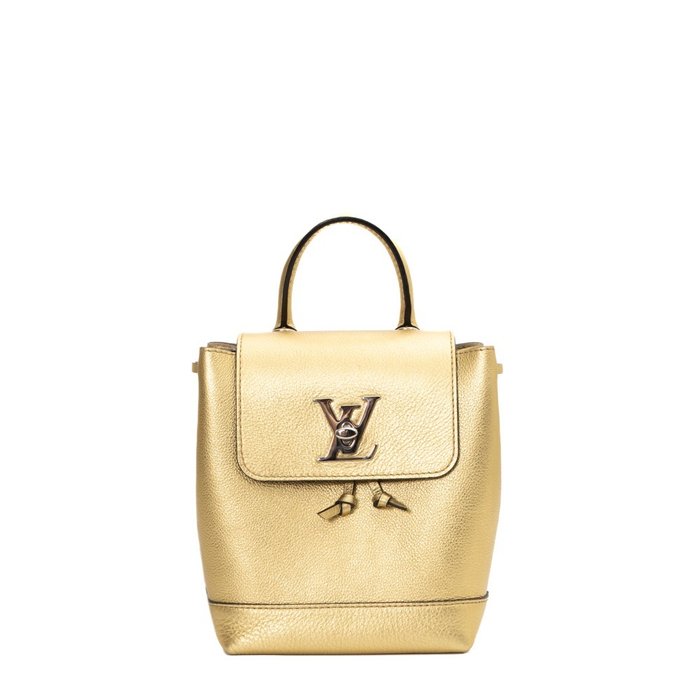 Louis Vuitton Lockme Beige Leather Handbag (Pre-Owned)