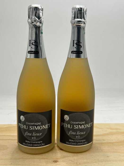 2012 Pehu Simonet, Fins Lieux n°3 Mailly Blanc de Noirs - Champagne Grand Cru - 2 Flessen (0.75 liter)