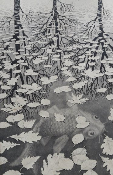 M.C. Escher (1898-1972) - De drie werelden