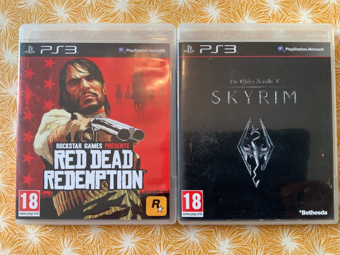 Sony - Games PS3 SKYRIM + RED DEAD REDEMPTION with the map. - Catawiki