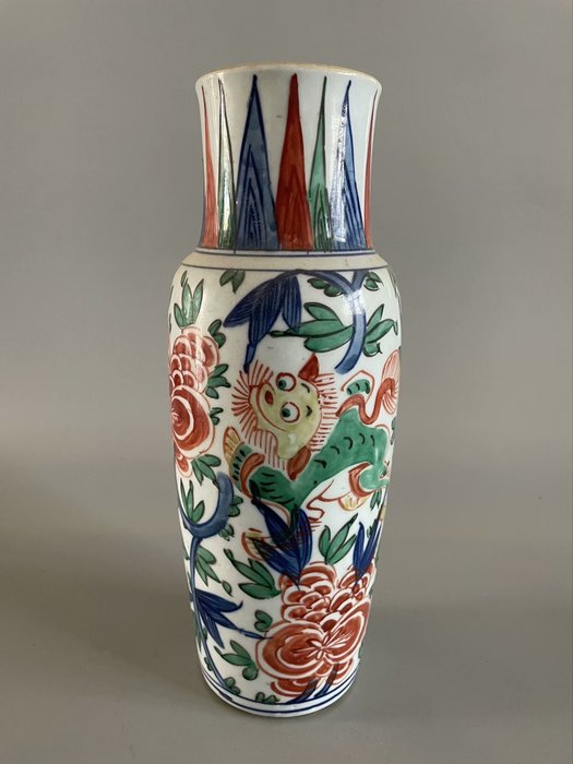 Vase - Porcelaine - Chine  (Sans Prix de Réserve)