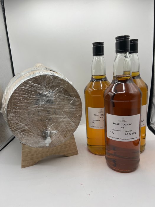 Deau - Cognac Deau VS with empty barrel tonneau - 300cl