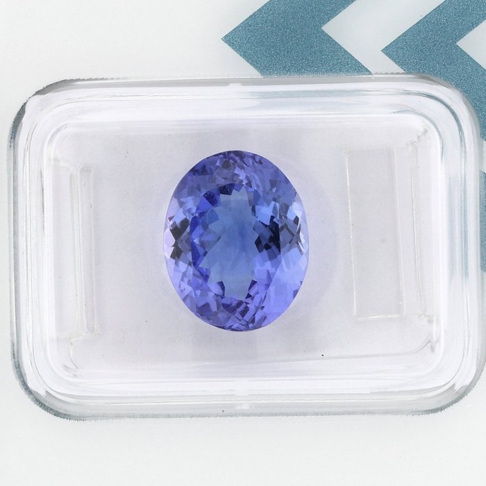 1 pcs [蓝紫色] 坦桑石 - 4.45 ct