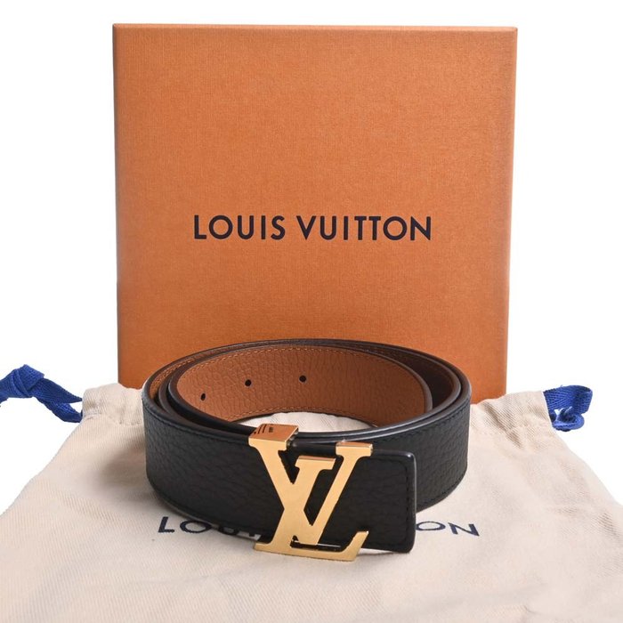 Initiales leather belt Louis Vuitton Pink size 85 cm in Leather