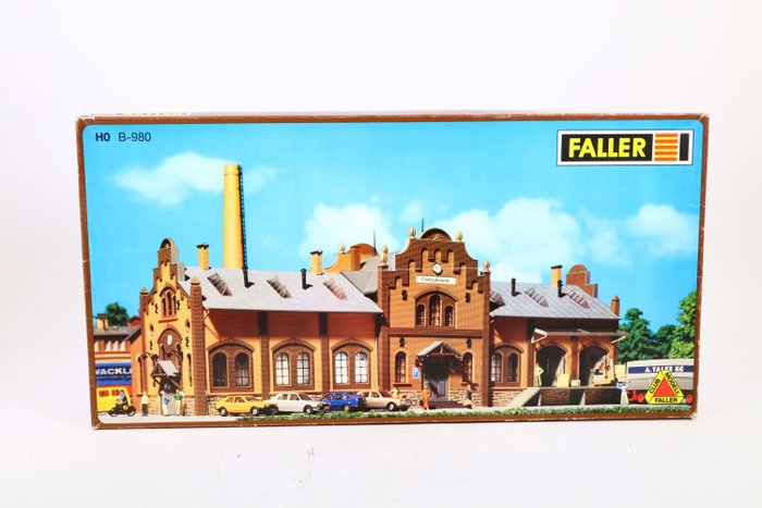 Faller H0 - B-980 - Model train building kits (1) - Construction kit Industrial iron foundry