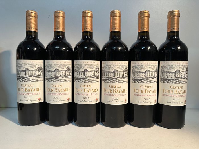 2020 Chateau Tour Bayard - Montaña-Saint-Emilion - 6 Botellas (0,75 L)
