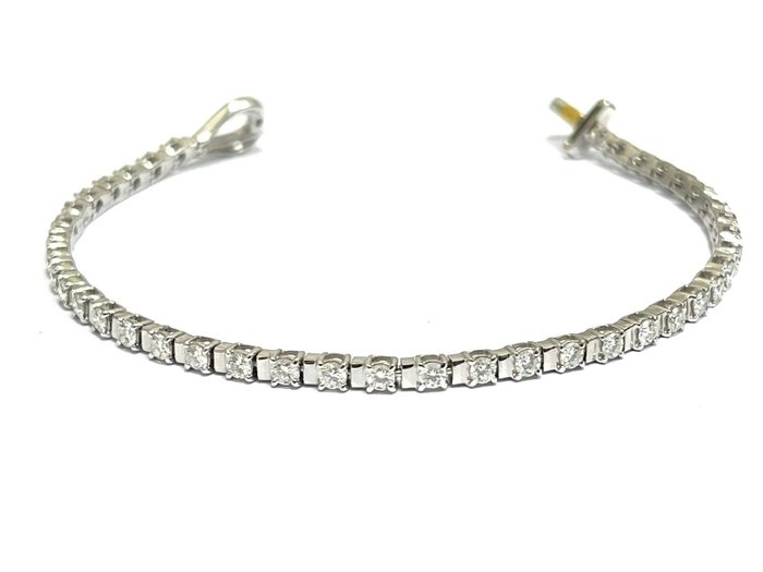 Recarlo - 18 kt Weißgold - Armband - 3.65 ct Diamant