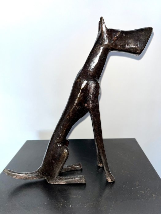 Issouf Derme - Skulptur, Wouah & Wouah - 27 cm - Patinierte Bronze
