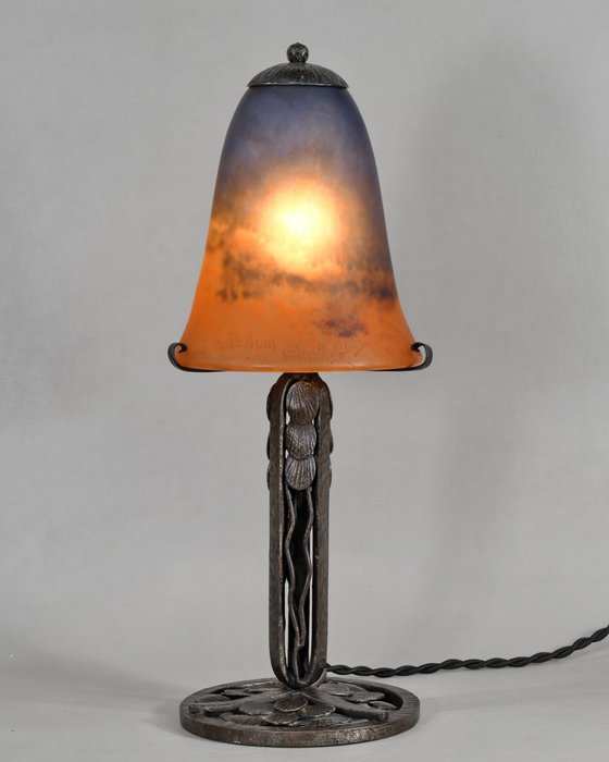 Daum - fransk art deco lampe