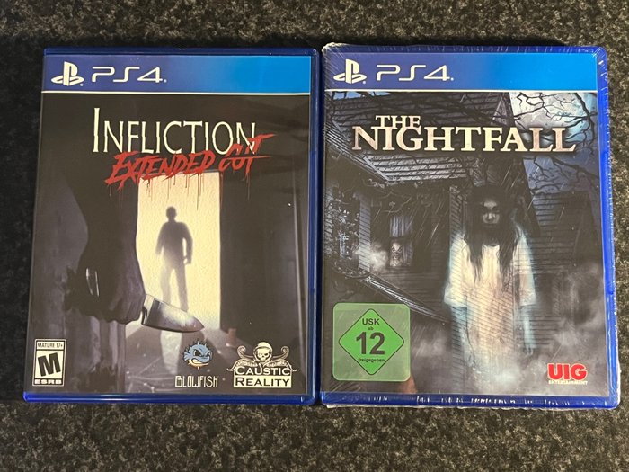 Sony - Infliction Extended Cut PS4 Limited Run + The Nightfall PS4 - Video game (2) - In original box