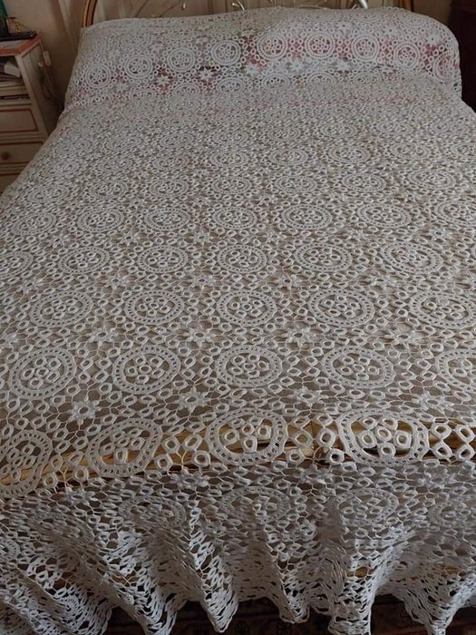 床罩 - 260 x 320 厘米 - 棉 - 20世紀下半葉