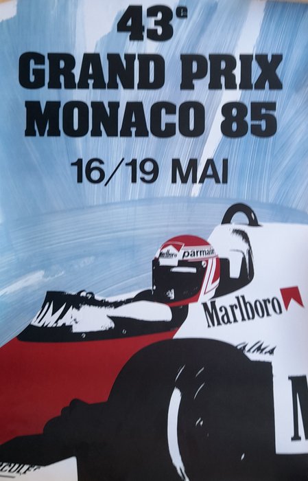 Jacques Grognet - Grand Prix Monaco 16-19 mai 1985 - Prix automobile