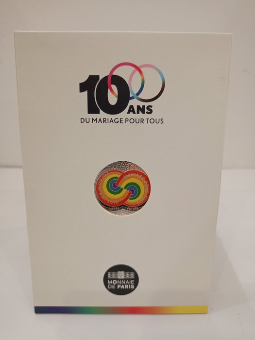 法國. 10 Euro 2023 "10 Ans du Mariage pour Tours"  (沒有保留價)