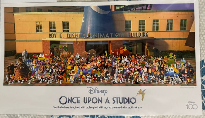 Disney Parks - Disney Cast Member 100 years celebration 42 × 24 cm lithograph - (2023)