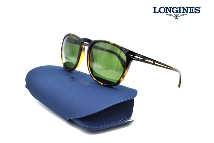Other brand - Longines ® No Reserve Price - LG0006H 52N - Acetate Design & Lenses By Zeiss - Golden Details - - Okulary przeciwsłoneczne