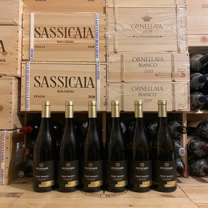 2023 Pfitscher, Pinot Bianco Longarei - Alto Adige DOC - 6 Flaschen (0,75 l)